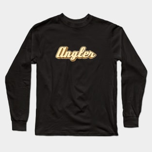 Angler typography Long Sleeve T-Shirt